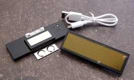 Εικόνα της MINI LED DISPLAY USB 5V - YELLOW