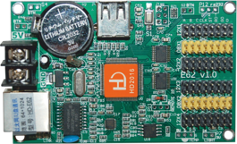 HD-E62 LED Display card ETHERNET & USB control 