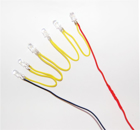 Καλωδιωμένα LED 5mm υψηλής φωτεινότητας σε εξάδα 