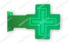 Μεταλλικό Πλαίσιο Σταυρού Φαρμακείου Led Pixel