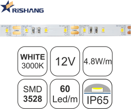 ΤΑΙΝΙΑ W30-4,8W-RS-12V-IP65