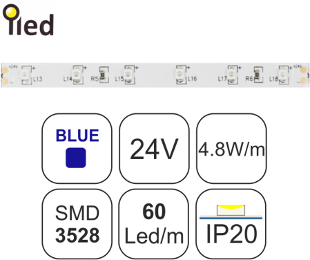 TAINIA BLUE-4.8W-IK-24V-IP20