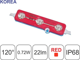 SMD3x5 RED made in KOREA