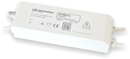 Τροφοδοτικό NEON LM 7040-D-w White