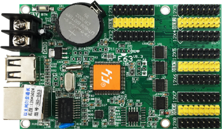 HD-E63  LED Display card ETHERNET & USB control