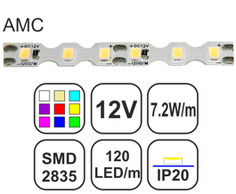 Εικόνα της FREZ LED 12V-7.2W/m-AMC-W40