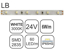 Picture of ΤΑΙΝΙΑ W30-6W-LB-24V-60led-IP65HS-3y