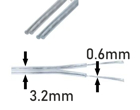 Picture of Καλώδιο 2x0,25mm² - 23 AWG  Διαφανές