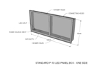 Εικόνα από Μεταλλικά πλαίσια LED Displays -1 όψης STANDARD