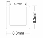Picture of Aluminium Profile  U-Channel 6mm