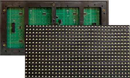 Εικόνα από P10 DIP panel 32x16cm  L-light- L01 YELLOW