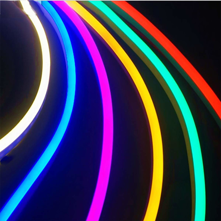 Εικόνα από NEON Flex RGB 12V-14W/m-6mm - Λευκή Σιλικόνη- iLED