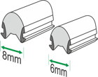 Picture of 6mm FREZ κορδόνι σιλικόνης