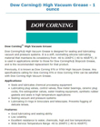 Picture of High Vacuum grease 7g - DOW CORNING