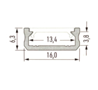 Picture of Aluminium Profile for Led Lighting PLP7