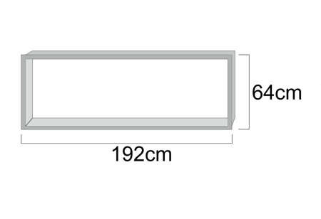 Picture of 192x64cm 2F