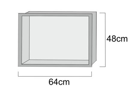 Εικόνα από 64x48cm 1F με αποσπώμενη πλάτη