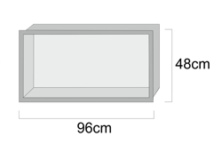Εικόνα από 96x48cm 1F με αποσπώμενη πλάτη