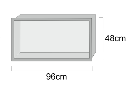 Picture of 96x48cm 1F με αποσπώμενη πλάτη