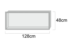 Εικόνα από 128x48cm 1F με αποσπώμενη πλάτη