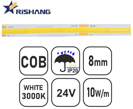 Εικόνα από TAINIA COB-W30-10W-RS-24V-8mm-IP20