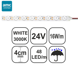 Εικόνα της LED STRIP Lbox_1F_24V_16W/m_48LED/m_AMC-W30