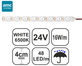 Εικόνα της Copy of LED STRIP Lbox_1F_24V_16W/m_48LED/m_AMC-W65