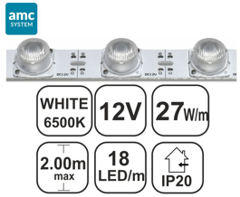 Εικόνα της Μπάρα LED Lbox_2F_12V_27W_AMC_W65