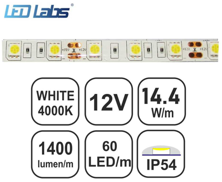 Picture of ΤΑΙΝΙΑ W40-14.4W-LB-12V-60led-IP54