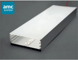 Εικόνα της Προφίλ Αλουμινίου 100x35mm με πλαστική φάτσα.