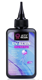 Picture of Διαφανή UV ρητίνη κατασκευών 100g