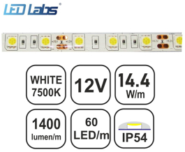 Εικόνα της ΤΑΙΝΙΑ W75-14.4W-LB-12V-60led-IP54